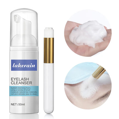 High Quality 50ml Eyelash Shampoo Gentle Cleansing Eyelashes/Grafting Extension Eyelashes Mousse Foam Pro Eyelash Cleaner