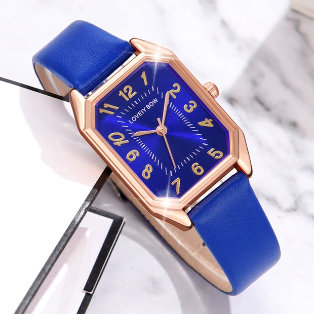 Montre pour Femme avec Bijoux -5 En 1 cv