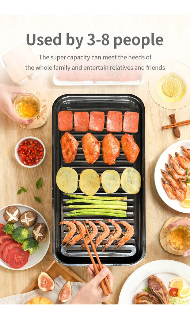 🔥 Barbecue Électrique Sokany 2 en 1