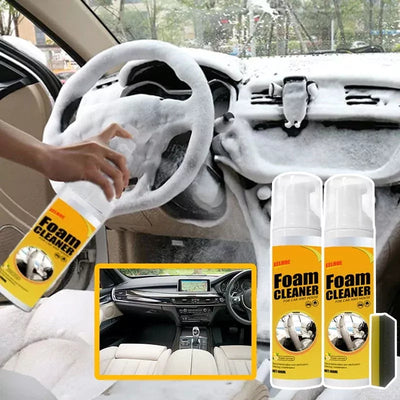 Mousse Nettoyante Multifonction, Nettoyage voiture, moto, points noirs, cuir, Cuisine