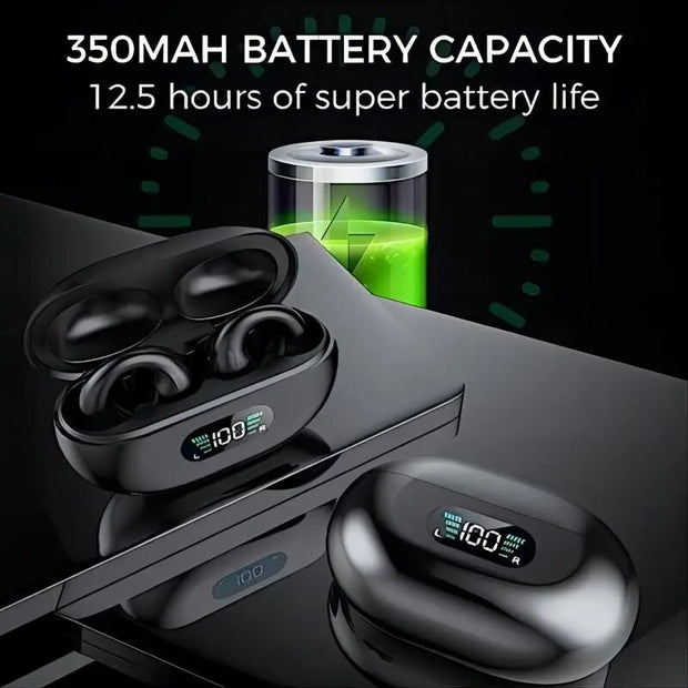 Original TWS Waterproof Bluetooth Earphones Open Ear Clip Earbuds Wireless Headphones with Mic Headsets for Android&iPhone