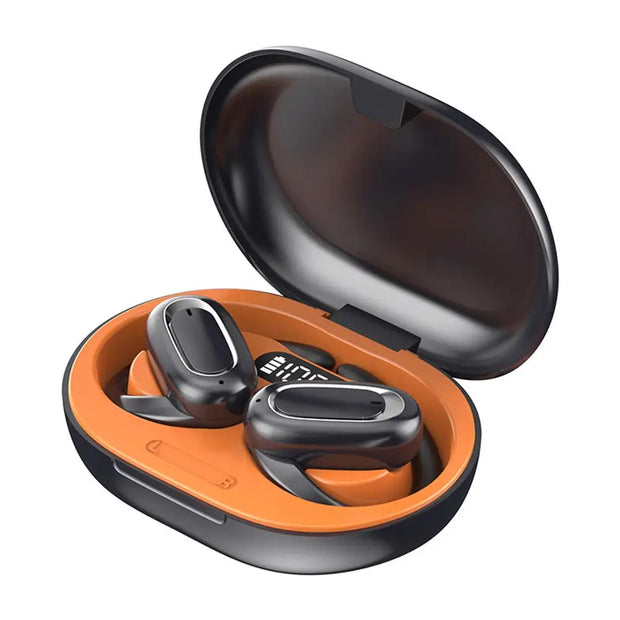 Bluetooth 5.3 Wireless Sport Earphones LED Digital HiFi Stereo Noise Gaming Reduction Headphones Display P5H0