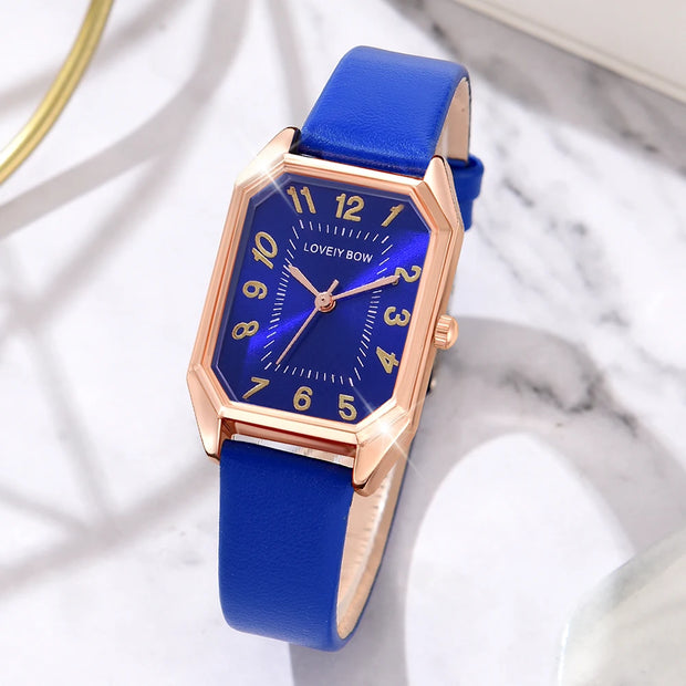 Montre pour Femme avec Bijoux -5 En 1 cv