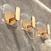 Acrylic Tranparent Multifunction Wall Hook Key Cloth Organizer Hanger Bathroom Robe Towel Rack Kitchen Hardware Hooks