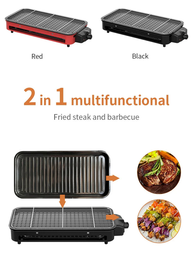 🔥 Barbecue Électrique Sokany 2 en 1