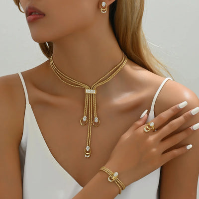 Bijoux Ensembles pour Femmes De Luxe 4 pièces CIV