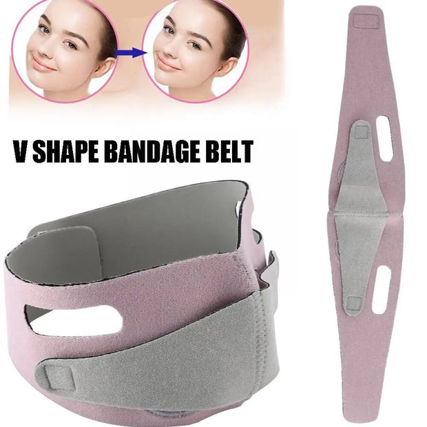 Face Lifting Slimming Belt Chin Cheek Lift Up Breathable Sleep Bandage Massage Graphene V Shape Tools Facial Sleeping Beaut E2D1