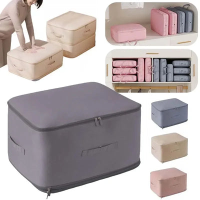 Quilt Storage Bag Large Capacity Self-compression Clothing Organization Storage Bag Home Quilt Duvet Storage Bag