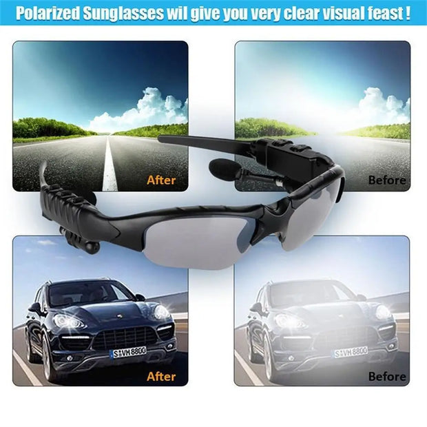 lunettes de soleil polarisées, écouteurs antibruit