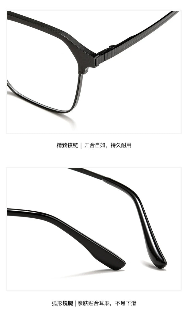 ZIROSAT 9910 Polarized Sunglasses Men Women Magnetic Clip On Glasses Titanium Optical Prescription Eyewear Frames Eyeglasses