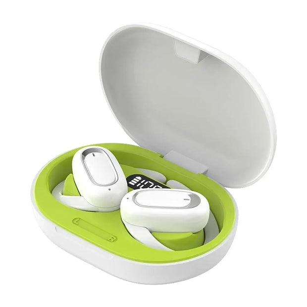 Bluetooth 5.3 Wireless Sport Earphones LED Digital HiFi Stereo Noise Gaming Reduction Headphones Display P5H0