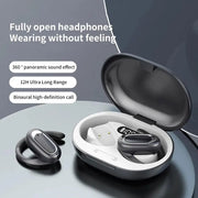 Bluetooth 5.3 Wireless Sport Earphones LED Digital HiFi Stereo Noise Gaming Reduction Headphones Display P5H0