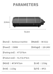🔥 Barbecue Électrique Sokany 2 en 1