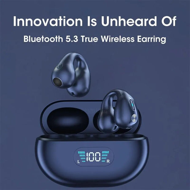 2023 For Sound Earcuffs TWS Earbuds Wireless Earphones Bluetooth 5.3 Headphone HiFi Stereo Sports Waterproof Earhook Mic