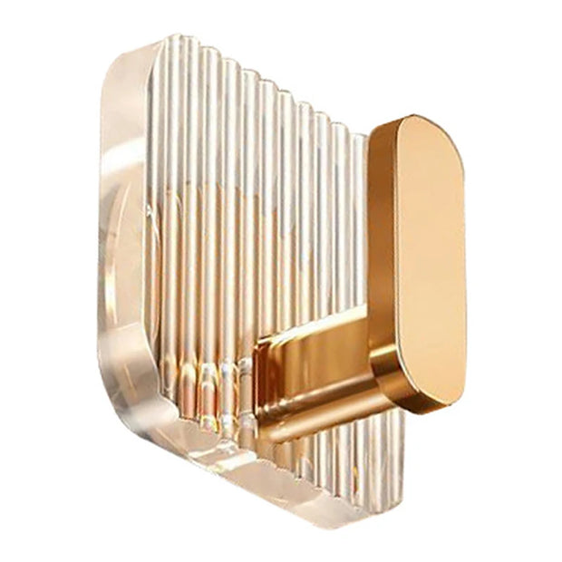 Acrylic Tranparent Multifunction Wall Hook Key Cloth Organizer Hanger Bathroom Robe Towel Rack Kitchen Hardware Hooks