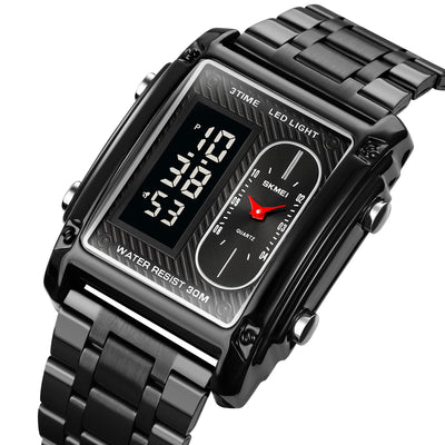 Montre de luxe pour homme impermeable à l'eau.