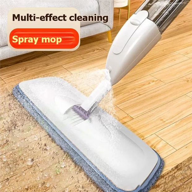 A56X Spray Mop Replaceable Mop Pad Mop Wet And Dry Dual-Use Flat Floor Cleaning Mop