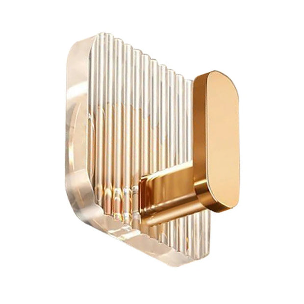 Acrylic Tranparent Multifunction Wall Hook Key Cloth Organizer Hanger Bathroom Robe Towel Rack Kitchen Hardware Hooks