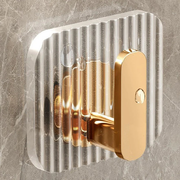 Acrylic Tranparent Multifunction Wall Hook Key Cloth Organizer Hanger Bathroom Robe Towel Rack Kitchen Hardware Hooks