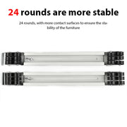 2PCS Washing Machine Stand Mobile Base Adjustable Roller Furniture Dolly Refrigerator Moving Cart Furniture Base Bracket Movers
