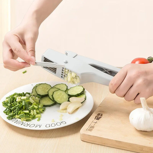 Garlic Slicing Press Multifunctional Clip Press Dicer Garlic Squeezer Rammer Kitchen Tools Accessories Cuisine Cozinha Cocina