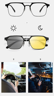 ZIROSAT 9910 Polarized Sunglasses Men Women Magnetic Clip On Glasses Titanium Optical Prescription Eyewear Frames Eyeglasses