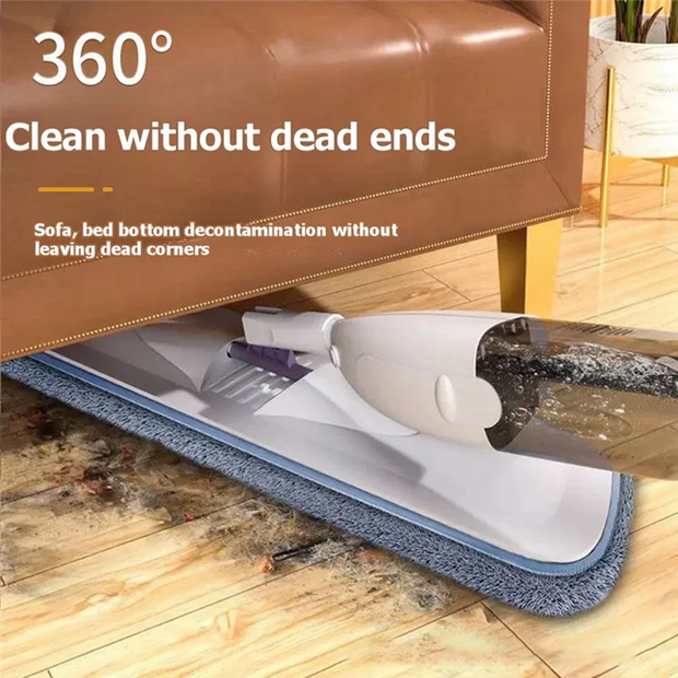 A56X Spray Mop Replaceable Mop Pad Mop Wet And Dry Dual-Use Flat Floor Cleaning Mop