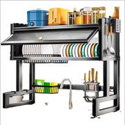 Organisateur &amp; Égouttoir de Cuisine Multifonction