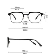 ZIROSAT 9910 Polarized Sunglasses Men Women Magnetic Clip On Glasses Titanium Optical Prescription Eyewear Frames Eyeglasses