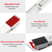 2PCS Washing Machine Stand Mobile Base Adjustable Roller Furniture Dolly Refrigerator Moving Cart Furniture Base Bracket Movers