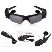 Bluetooth-compatible Glasses Stereo Wireless Headphones With Microphone Polarized Sunglasses Noise Cancelling Earphones