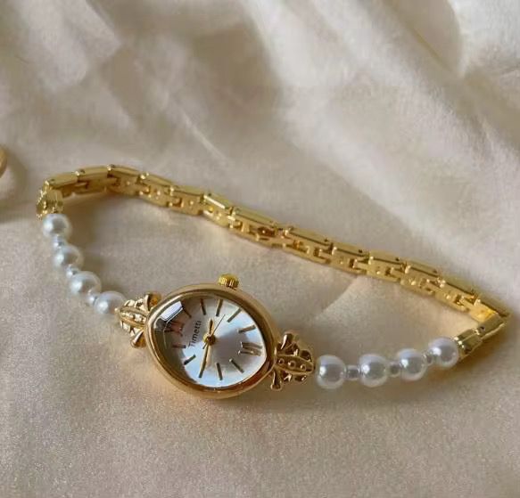 Ensemble de Bijoux en Perles de luxe et Strass 4 en 1