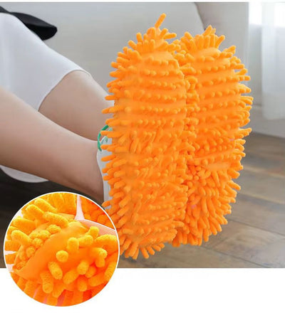 🧼 Chaussons de Vadrouille en Microfibre Douce – Couvre-Chaussures Lavables